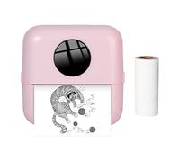CalmGeek X5 Imprimante photo thermique de poche 200 dpi Imprimante de reçus sans fil pour plan de travail, mémo, étude, listes, journaux, impression compatible avec smartphone Android iOS