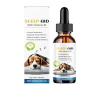 Calming Dog Supplement, Relaxing Pet Wellness Support Formula, 60ml Canine Sleep Aid with Stress Relief, Blend Pet Health Drops, Care with Gentle Wellness, Support for Home Travel Separation