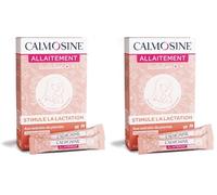 Calmosine Allaitement - Complément Alimentaire - Bien-être - Fenugrec, Passiflore, Magnésium, Biotine - Favorise la lactation- 10 sticks - Fabriqué en France (Lot de 2)