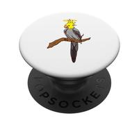Calopsitte Halo Spirituel Oiseau Ange Animal Art PopSockets PopGrip Adhésif