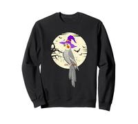 Calopsitte Oiseau Sorcière Chapeau Amusant Halloween Animal Lover Scary Sweatshirt