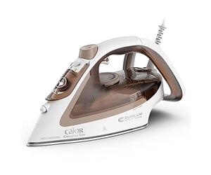 Calor - Easygliss Eco Fer à repasser - 2800w - Argile | Fer à repasser haute performance - Semelle Durilium Airglide brevetée - Chauffe rapide 2800 W - Débit vapeur 50 g/min