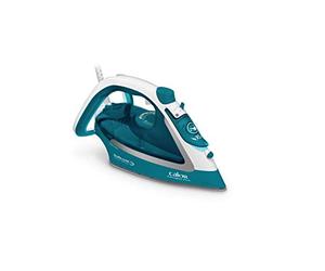 Calor - Easygliss Plus Fer à repasser vapeur - 2500w - Turquoise | Fer à repasser avec semelle brevetée Durilium Airglide - Débit vapeur 40g/min et fonction pressing 195g/min pour les plis
