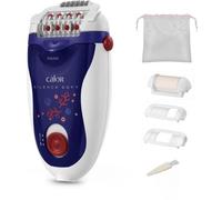 Calor Épilateur filaire Silence Soft Vision EP5624C0 – Fonction Vision – 4,8 W – Blanc/Bleu