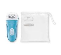 CALOR - Épilateur -rechargeable - Skin Respect - autonomie 40 mn - bleu/blanc - EP8030C0