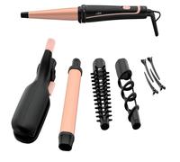 Calor Infinite Looks Multistyler 14 accessoires pour lisser boucler gaufrer onduler Revêtement céramique Facile à utiliser Pochette rangement Pinces pour cheveux CF4230C0