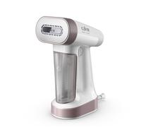 Calor Pure Force 2en1, Défroisseur à main et fer à repasser, Utilisation verticale/horizontale,1800W, 35g/min, Prêt en 25s, Autonomie 12min, DT8720C0, Rose Métallisé/Blanc Neige