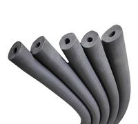 Calorifugeage de La Tuyauterie Pour Tuyau 2.0 m Long 15.0 mm Épaisseur Tuyau Isolant en Caoutchouc Gaine Isolation Tuyau pour L'Antigel Poignée(1/4"(6.0 mm))