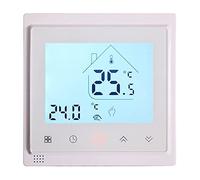 CALORIQUE Thermostat Wi-Fi programmable, régulateur de température, télécommande pour chauffage au sol électrique, compatible Alexa, Google Assistant, SmartHome, Tuya APP, 16 A