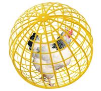 CalorMixs Cage circulaire enroulable pour poulailler, poulailler en plastique pour animaux domestiques, cage à volaille, utilisation dans la cour de la ferme, poulailler sécurisé pour lapins,