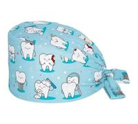 Calot Chirurgical, Chapeau De Protection, Chapeau Chirurgical De Dentiste Imprimé De Dents, Casquette De Travail D'infirmière Dentiste Pour Femmes Hommes, Chapeau De Pharmacie, Casquette De Salon