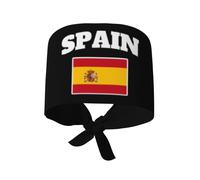 Calot Chirurgien Espana Espagnol Espagne Drapeau Calot Chirurgical Confortable Toque De Cuisinier Doux Chapeaux De Travail pour Cuisine Cuisinier Restaurants
