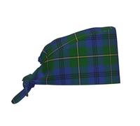 Calot Chirurgien Tartan du Clan Johnstone Johnston, Vieux Écossais Calot Chirurgical Confortable Toque De Cuisinier Doux Toque De Chef pour Cuisine Restaurants Travail