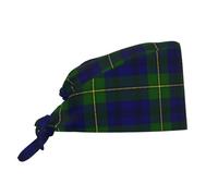 Calot Chirurgien Tartan Moderne du Clan Écossais Johnston Calot Chirurgical Confortable Toque De Cuisinier Réglable Chapeaux De Travail pour Travail Restaurants Cuisinier