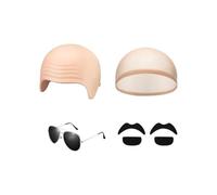 Calottes Chauves pour Hommes Maquillage d'Halloween accompagné de Lunettes