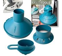 Calotti® Multitools pour Thermomix TM31 - entonnoir, réducteur d'espace de mélange, cheminée vapeur, protection anti-éclaboussures, fleur de pâte, couvercle, portionneur, emporte-pièce
