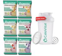CaloVital comme aliment de construction pour l'insuffisance pondérale | Aliment à haute teneur en calories pour une prise de poids rapide | Weight Gainer [PACK D'ESSAI INCL. SHAKER GRATUIT] Lot de 6