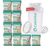 CaloVital Lot de 10 aliments à boire hautement caloriques comme aliment de renforcement à boire - Aliment à boire hautement calorique pour une prise de poids rapide - Shake calorique à prendre avec de