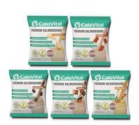 CaloVital Lot de 5 boîtes d'essai d'aliments à boire hautement caloriques pour une prise de poids rapide comme aliment d'astronaute en cas d'insuffisance pondérale | Repas à boire pour prendre du