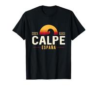 Calpe Costa Blanca Espagne | Calpe Beach España Retro Wave T-Shirt
