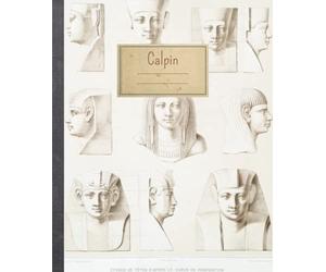 Calpin: Magnifique carnet de notes original illustrations sur l'art égyptien d'Émile Prisse d'Avennes. Cadeau parfait pour les amoureux d'histoire antique de l'Egypte.