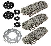 Caltric Kit chaîne de transmission et pignons compatibles avec Polaris Magnum 425 4X4 1995-1998