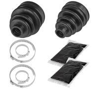 Caltric Kit de coffre arrière intérieur et extérieur CV compatible avec Yamaha Grizzly 660 YFM660 4X4 2002-2008 | 5KM-2530X-12-00 5GH-2510G-00-00 5KM-2530Y-11-00 5KM-2510H-00-00-00 0