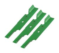 Caltric Lot de 3 lames Fusion High Lift compatibles avec Bad Boy ZT - Deck 50" 2008 2009 2010 2011 2012