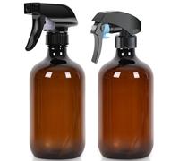 Calvalor Brumisateur Eau Vaporisateur Cheveux Pulverisateur A Main Pulvérisateur Jardin, 2Pcs 500ml Vide Vaporisateur Plante, Flacon Spray Vide Bouteille, Spray Cheveux Bouclés (Brun)