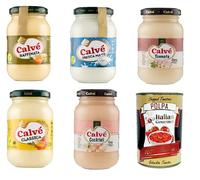 Calvé Maionese Paquet de test tonnata cocktail 5 x 225 ml + Italian Gourmet Polpa 400 g