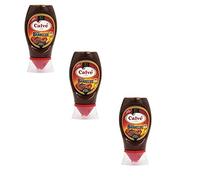 Calvé Salsa Barbeque Lot de 6 sauce barbecue avec arôme de bois et de fumée fort, idéal pour tous les plats de viande, 250 ml, 250 ml + polpa Gourmet italienne 400 g