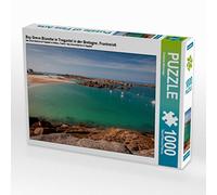CALVENDO 4059478859418 Bay Greve Blanche à Tregastel en Bretagne, Puzzle Photo de Mueringer Christian 1000 pièces, Blanc, Taille 64 x 48 cm