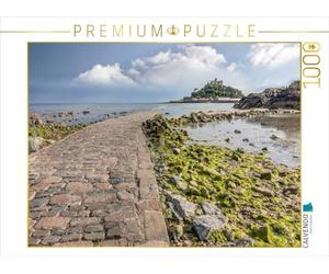 CALVENDO 4059478865228 - Puzzle Photo de Saint Michael's Mount à Marazion dans Les Cornouailles - Angleterre - 1000 pièces - Blanc - Taille 64 x 48 cm