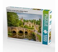 CALVENDO 4059478866423 Castle Combe in Wiltshire, Puzzle de Photos de Mueringer Christian 1000 pièces, Blanc, Taille 64 x 48 cm
