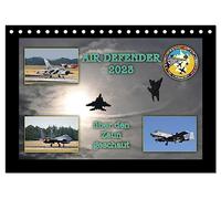 CALVENDO Air Defender 2023 - regardé au-dessus de la clôture (calendrier de bureau 2027 DIN A5 paysage), calendrier mensuel : impressions de la plus grande manœuvre de l'OTAN