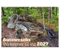 CALVENDO Autowracks - Vernis perdu 2027 (calendrier mural 2027 DIN A2 paysage) - Calendrier mensuel : Autowracks - Brillance perdue 2025