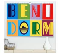 CALVENDO Benidorm (calendrier mural 2027 de qualité supérieure DIN A2 paysage) - Impression artistique brillante : impressions de l'un des lieux de vacances les plus populaires d'Espagne