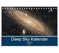 CALVENDO - Calendrier Deep Sky (calendrier de bureau 2027 DIN A5 paysage) - Calendrier mensuel : calendrier 2022 avec motifs de nébuleuses galaxies et amas d'étoiles