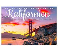CALVENDO - Californie - Los Angeles, San Francisco et bien plus encore. (calendrier de bureau 2027 format A5 paysage) - Calendrier mensuel : un voyage à travers l'État d'or d'Amérique.