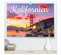 CALVENDO - Californie - Los Angeles, San Francisco et bien plus encore. (calendrier mural 2027 de qualité supérieure DIN A2 paysage) - Impression artistique brillante : un voyage à travers l'État d'or