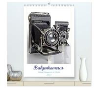 CALVENDO - Caméras à soufflet - Appareils photo analogiques avec charme (calendrier mural 2027 de qualité supérieure DIN A2 haut), impression artistique brillante : l'invention de la photographie...