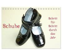 CALVENDO Chaussures - étape par étape par étape (calendrier de bureau 2027 DIN A5 paysage), calendrier mensuel : chaussures de différentes manières