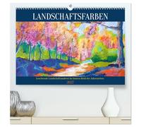 CALVENDO - Couleurs paysages - Peinture de paysage lumineuse dans une robe colorée des saisons (calendrier mural 2027 de qualité supérieure DIN A2 paysage), impression artistique brillante : paysages