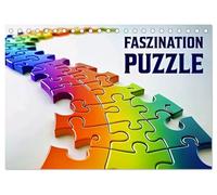 CALVENDO - Fascination Puzzle (calendrier de bureau 2027 DIN A5 paysage), calendrier mensuel : une année pleine de moments de puzzle