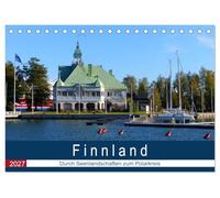 CALVENDO - Finlande - À travers les paysages lacs vers le cercle polaire (calendrier de bureau 2027 DIN A5 paysage) - Calendrier mensuel : photographies de Finlande par Angelika Stephan