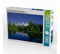 CALVENDO Grand Teton National Park Wyoming, USA 1000 pièces Taille de la Pose 64 x 48 cm Photo Puzzle Image de GRO