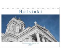 CALVENDO Helsinki - La ville la plus précieuse du monde (calendrier de bureau 2027 DIN A5 paysage) - Calendrier mensuel : Helsinki, une ville au format sac à main et facile à découvrir à pied avec