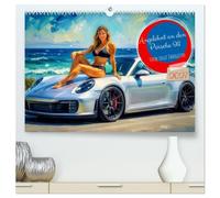CALVENDO - Inspiré par la Porsche 911 (calendrier mural 2027 de qualité supérieure DIN A2 paysage), impression artistique brillante : un design qui porte l'histoire et respire l'avenir. Puissant