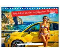 CALVENDO - Inspiré par une voiture culte italienne (calendrier de bureau 2027 DIN A5 paysage) - Calendrier mensuel : une voiture qui ne conduit pas seulement mais se sent : directe, vivante et