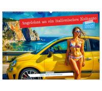 CALVENDO - Inspiré par une voiture culte italienne (calendrier mural 2027 DIN A2 paysage) - Calendrier mensuel : une voiture qui ne conduit pas seulement mais se sent : direct, vivant, inoffensif